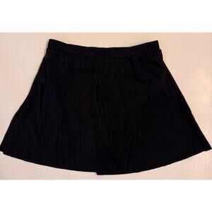 Balera Black Dance Skirt w/ Attached Brief Size MA Medium Adult Side Slit